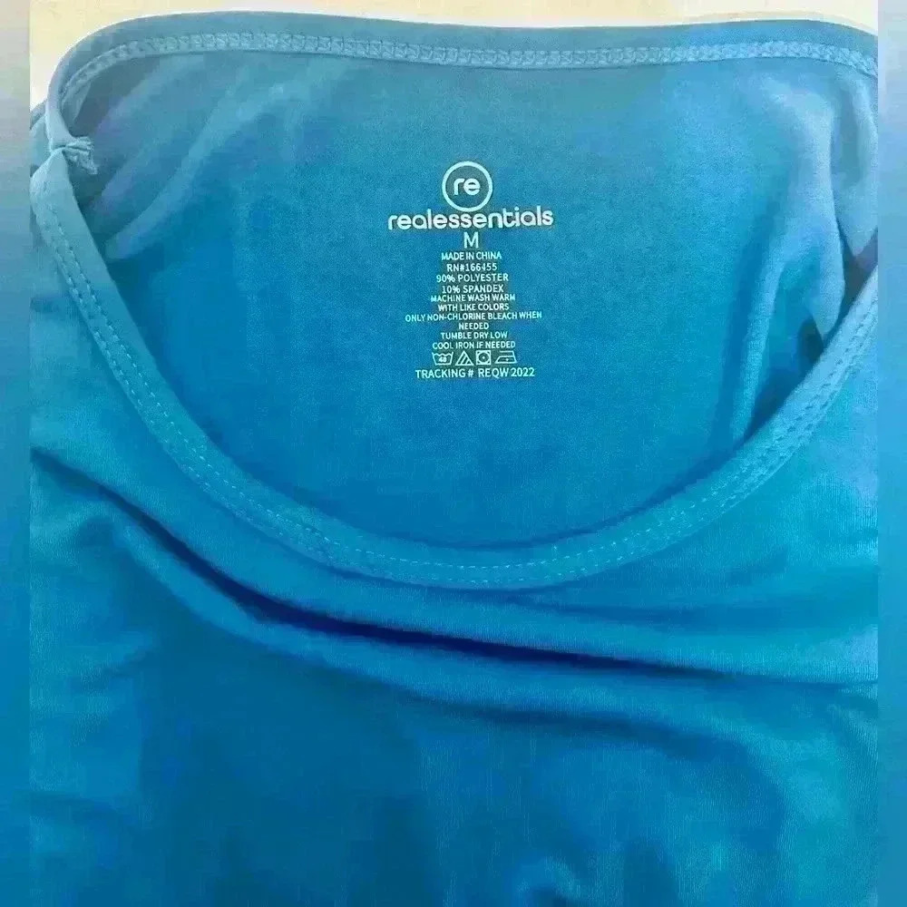 Amazon Real Essentials Dry-Fit Long Sleeve T-Shirt Women’s Size Med  Royal Blue - Picture 8 of 9